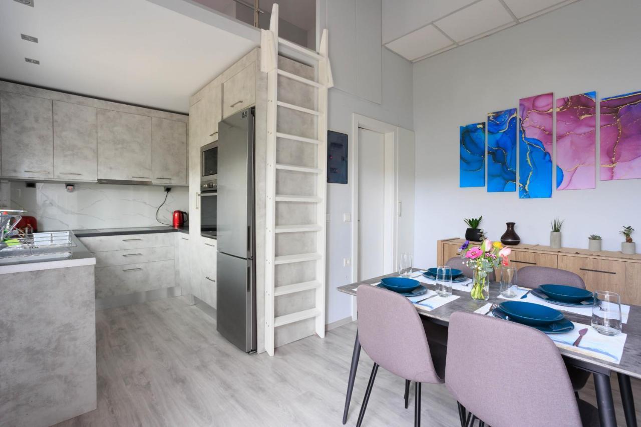 Electra Modern Apartment With Cozy Garden Candia Esterno foto