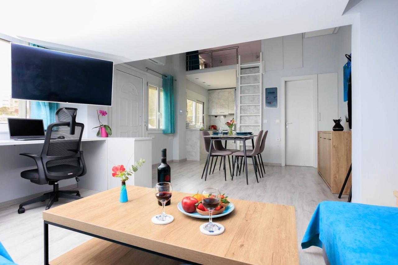 Electra Modern Apartment With Cozy Garden Candia Esterno foto